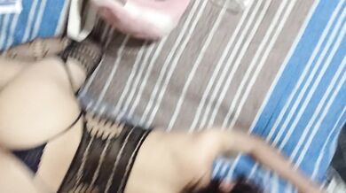 Doggystyle with her pussy full of semen