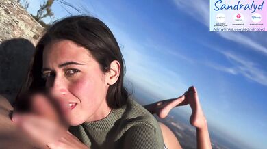 Blowjob with my latin ass and sexy feet