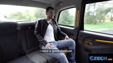Czech XXX - Big Breasted Taxi driver wants her tits felt as she drives