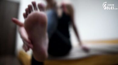 Paying for Megan's sweet feet