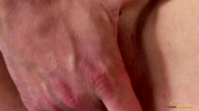 As a BDSM Queen this blonde loves giving nice handjobs and draining big balls