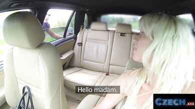 Blonde Female Taxi Driver gets CREAMPIED after a Hard Fast Fuck - Female Fake Taxi