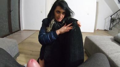 Preview- A Lot Of Cum On my down jackets while wearing long boots and sexy clothes 212