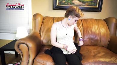 Inked Hottie Micah Sucks A Cock And Gets Her Mouth Jizzed!