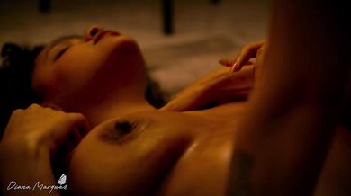 It is impossible to not get horny with a massage like this! - Interracial lesbic sex with Sallys Vam