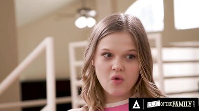 OUT OF THE FAMILY - Teen Coco Lovelock Squirts While Getting Fucked Hard By Her Stepbrother