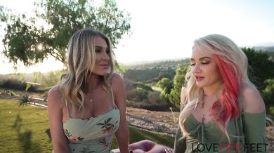 Foot Fetish Lesbians Lola Fae And Andi Avalon Licks Each Other