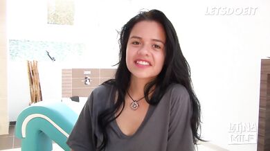 Cute Brunette MILF Selena Gomez Deep Fuck In Her Latina Twat - LATINA MILF