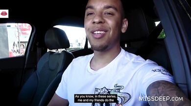Public Car Sex: Black Guy & Hot Blonde