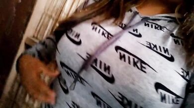 young woman shows her tits to her teacher in hot video