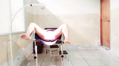doctor attends to patient in the hospital and masturbates her