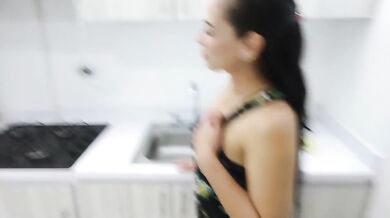I Fuck Mi Stepmom's Puta in the Kitchen