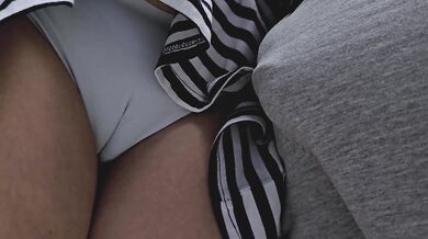 Stranger Slide his Hand In Her Panties on Crowded Bus. Stranger's Dirty Fantasy