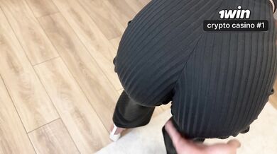 "She's Perfection In Tight Black Leggings" - MILF Stepmom Fucked After Family Dinner
