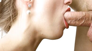 CLOSE UP BLOWJOB , sucks dick, licks balls, pulsates, cums in throat, blowjob,
