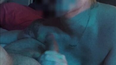 She gags on my cock