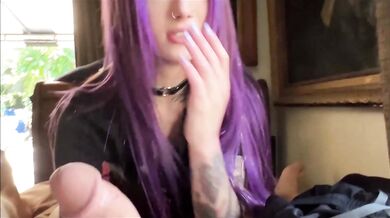 Freaky Goth Step Sister Vs Little Step Bro - Family Therapy - Alex Adams