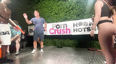Bang! Wet T-Shirt Contest at PornCrush Pool Party with Blake Blossom, Summer Vixen, Rissa May