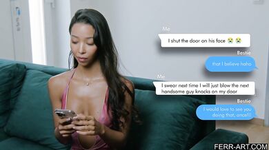 Philippine beauty seduces her new neighbour to fuck - Lia Lin