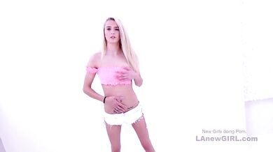 Super Hot Blonde addicted to cock