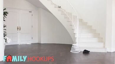 FAMILY HOOK UPS - Busty Heather Vahn Takes It All From Her Stepson After Rubbing One Out In The Bath