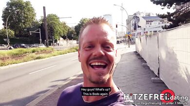 Hot Public Sex with Skinny Exchange Student Teen