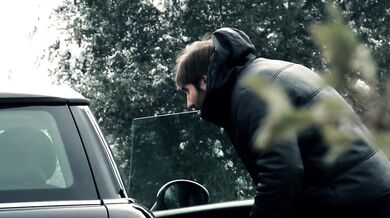 Fucking a hitchhiker in the car