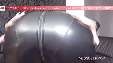 Crazy German Hookup In Vinyl & Leather Carnival Costume
