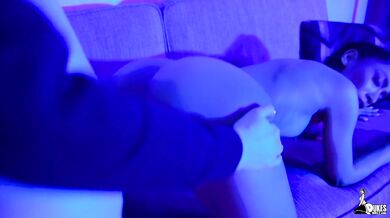 SARAH LACE gets her pussy dominated by the PURGER