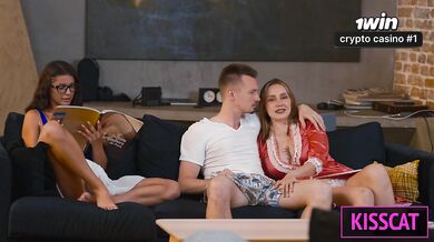 S6E5 Pt1: Step Daughter Asandra Dewy Craves Step Dad Cock after Cum Inside Step mom – Share Bed Cheating Night!