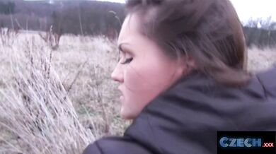 Czech Student Bends Over and Take Dick in her Tight Pussy - CZECH XXX