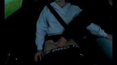 After the driving lesson, things got hot inside the car