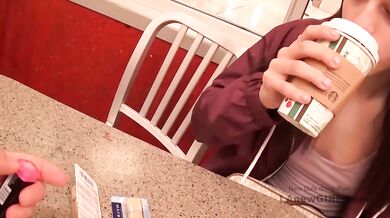 Stunning Teen Student has sex with Dad