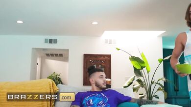 BRAZZERS - Renee Rose’s Gaming Weekend Turns Into Anal Double Trouble With Axel And Adonis