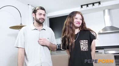 Another young couple making their porn debut! Amazing Cloe and her boyfriend