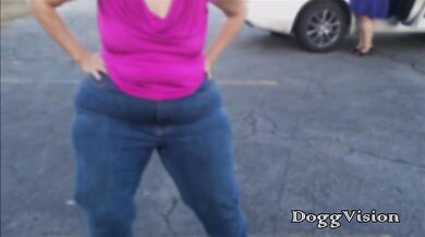 Big Butt Mature BBW Ass Fucked on the Road