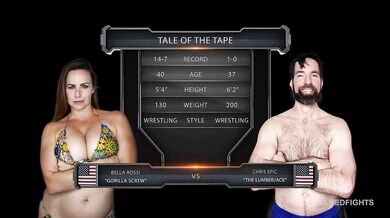 Bella Rossi vs Chris Epic - Bella Looks To Continue Her Dominance