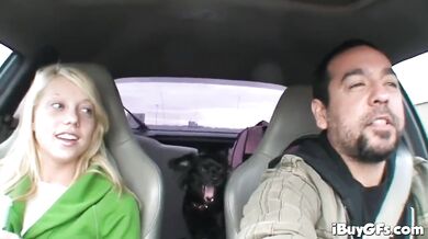 Busty blonde strips off to get nasty