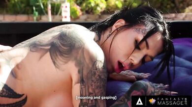 FANTASY MASSAGE - Perfect Inked Beauty Lacey Jayne Delivers The hottest NURU Fuck In A Pickup Truck