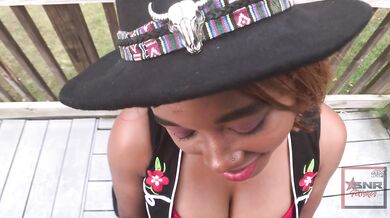 Nina Rivera gets a PUSSY full of JIZZ as a sexy Cowgirl