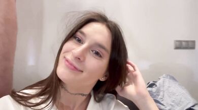 Two college girls wants the big dick drip precum for them and they give double handjob in CFNM mode
