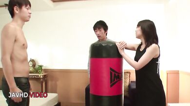 Seductive JAV Star Nao Mizuki Tempts Two Lovers in Hot Threesome Encounter