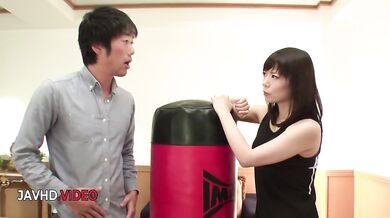 Seductive JAV Star Nao Mizuki Tempts Two Lovers in Hot Threesome Encounter