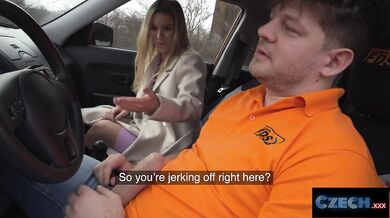 CZECH XXX Road Rage Makes Her Horny - FULL VIDEO
