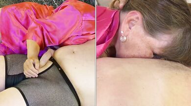 Granny Carmen: Mature Cock Sucker In Fuscia Lingerie 5525CAMS25M