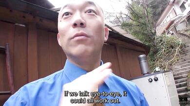 Abe-chan visits the Japanese boondocks to discovery a no panties MILF