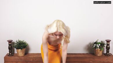 Virgin teenie Fifa Targaryen casting masturbating