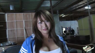 Only rough sex with a big cock can make the Asian Taylor Kiss cum hard