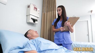Horny Doctor Wife Vivian Fox Cuckolds In Hospital Room