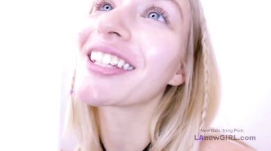 Tiny Blonde Teen is so amazing